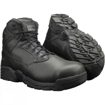 Botas Magnum Stealth Force 6.0 Leather CT/CP Hombre - Negras - Chile CXF816730